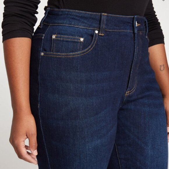 Universal Standard Joni High-Rise Curve Skinny Jeans Women’s Sz 26 Midnight Blue - Picture 8 of 15